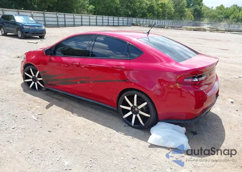 2016 Dodge Dart Gt из США, поврежденный, VIN 1C3CDFEB3GD701251